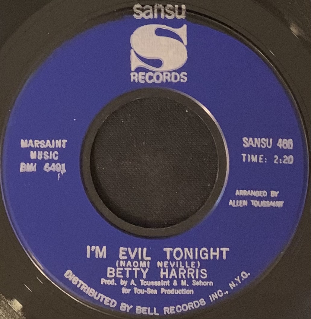 Betty Harris I'm Evil Tonight 通販